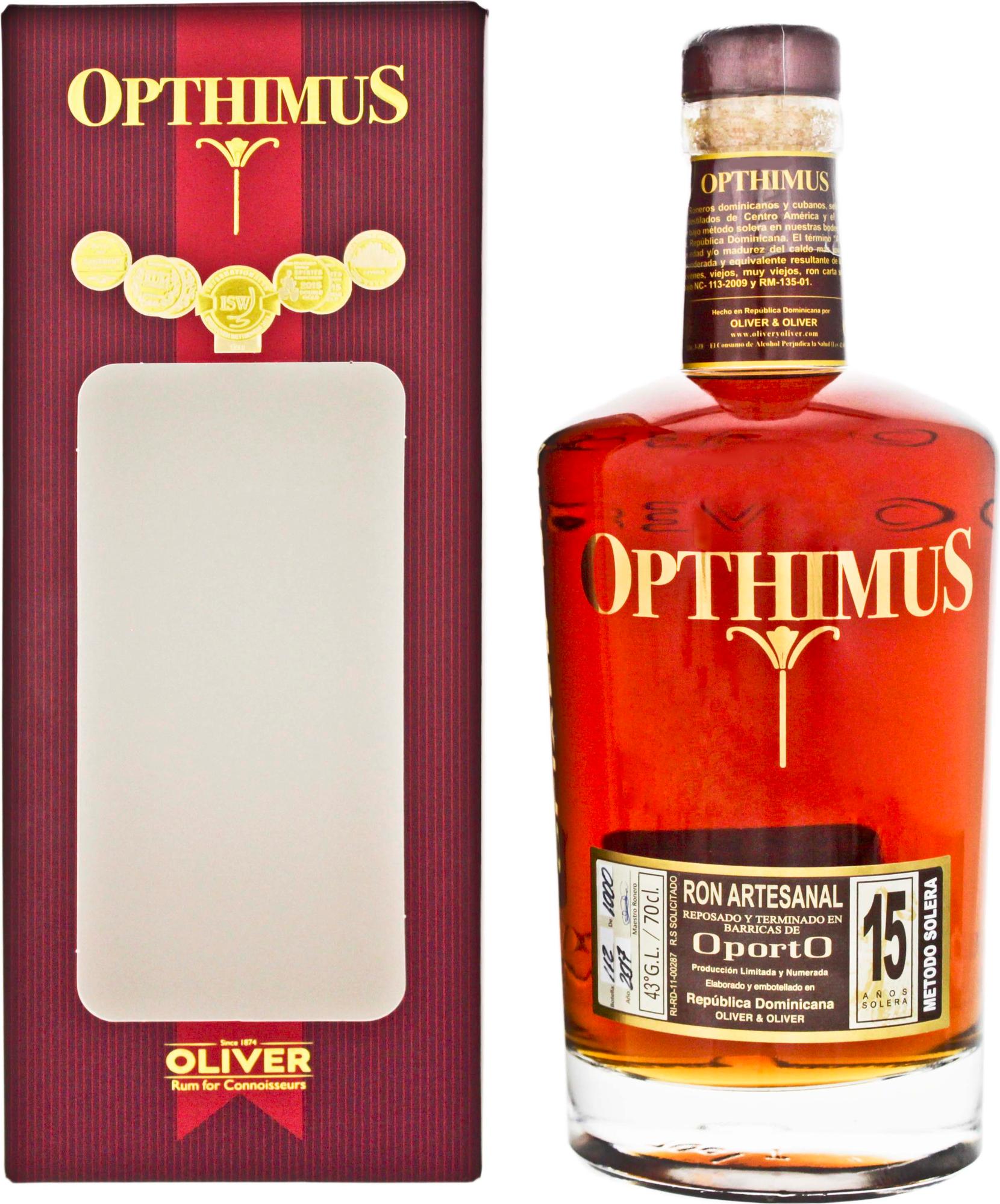 Opthimus 15 Años Solera OportO 43% Vol. 0,7l in Giftbox
