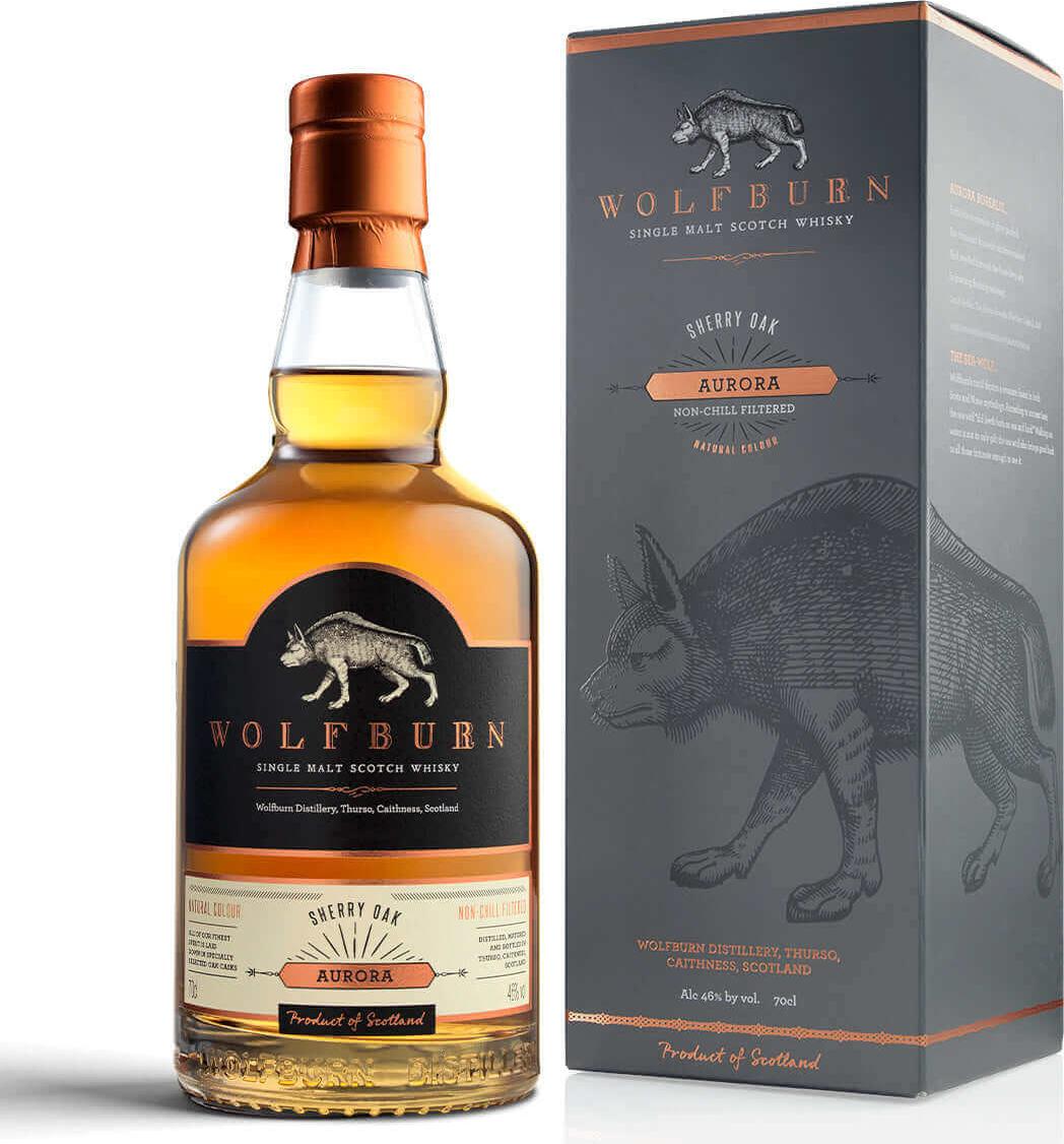 Wolfburn AURORA Single Malt Scotch Whisky 46% Vol. 0,7l in Giftbox