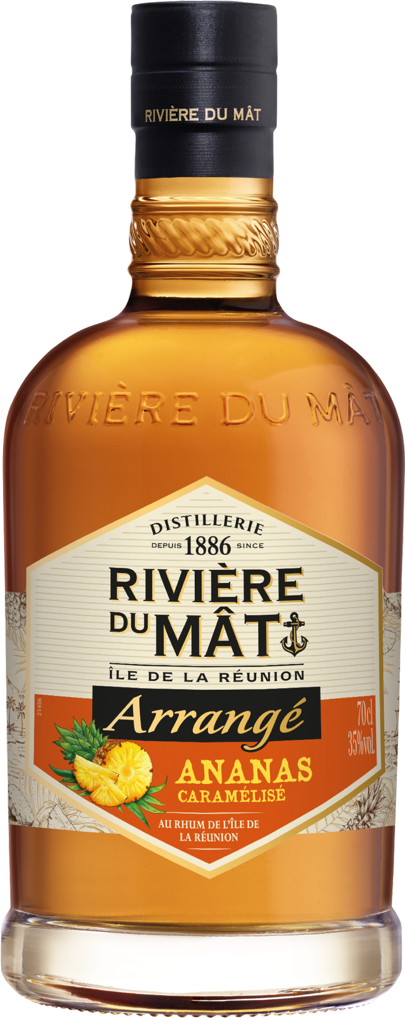 Rivière du Mât Arrangé ANANAS Caramélisé 35% Vol. 0,7l