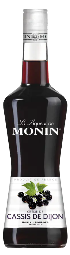 Monin Crème de CASSIS DE DIJON Blackcurrant Liqueur 16% Vol. 0,7l