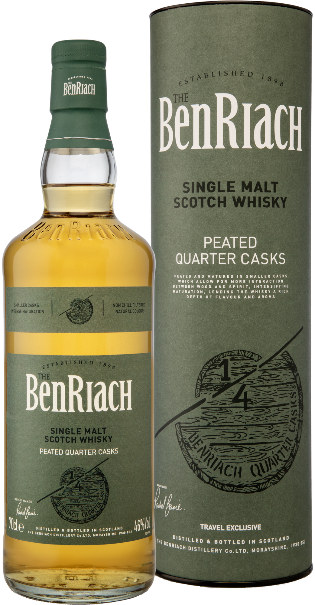 Benriach The BenRiach PEATED QUARTER CASKS 46% Vol. 0,7l
