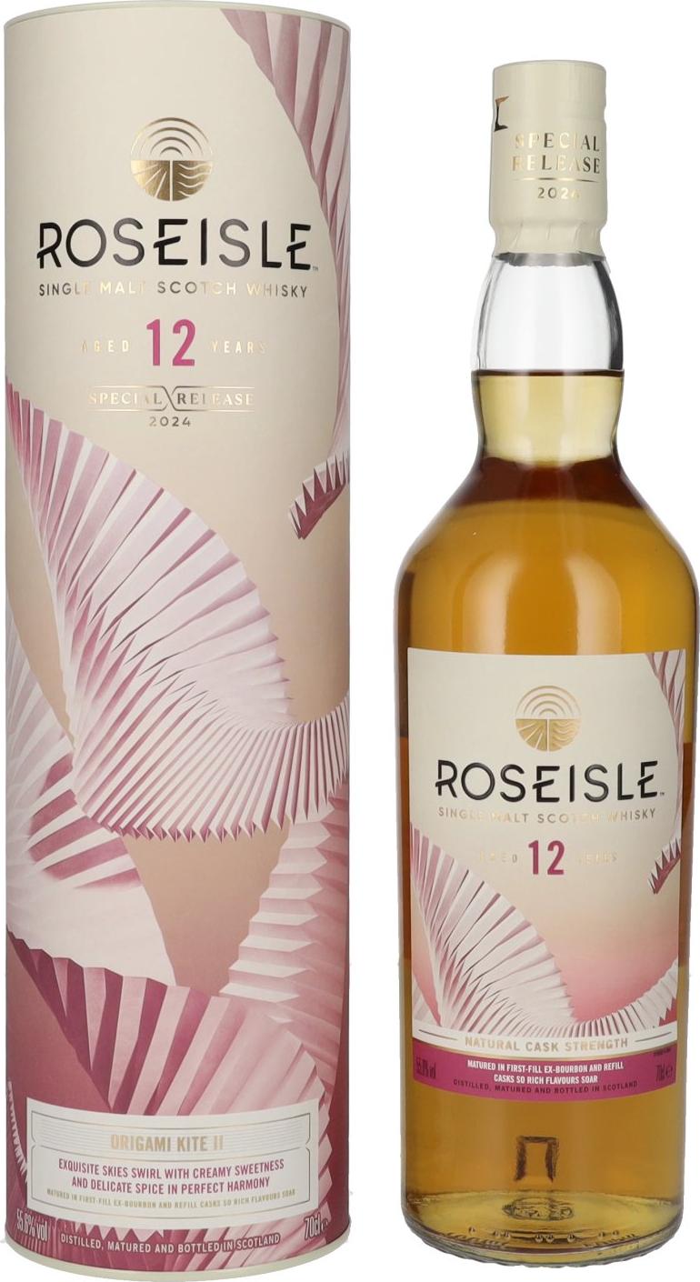 Roseisle 12 Years Old THE ORIGAMI KITE II Single Malt Special Release 2024 55,6% Vol. 0,7l in Giftbox