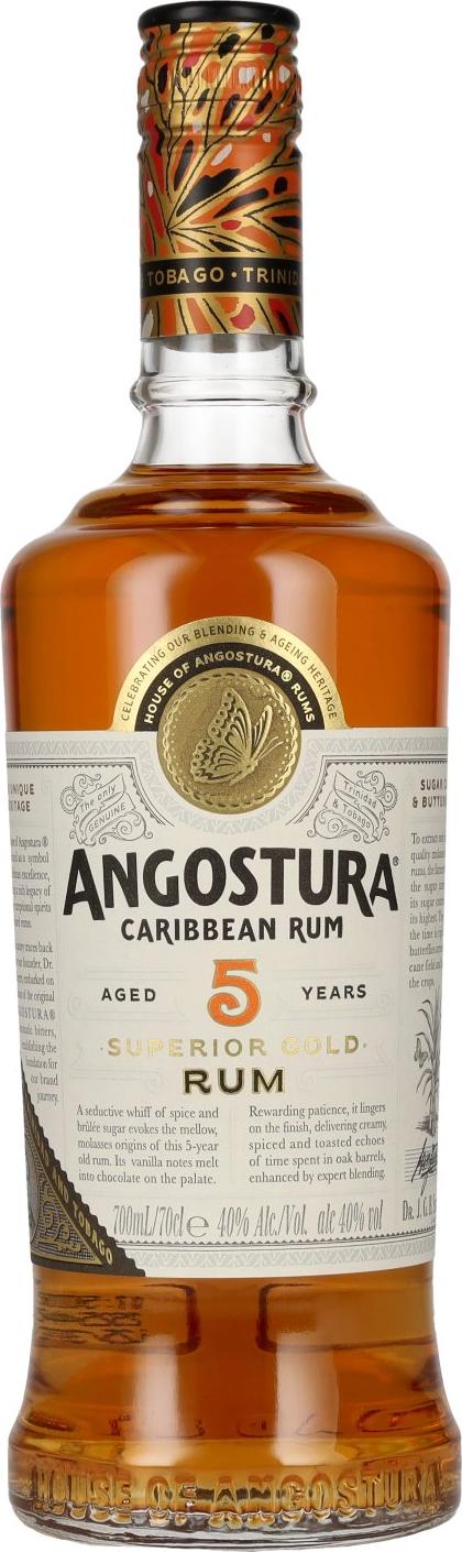 Angostura 5 Years Old Gold Rum 40% Vol. 0,7l