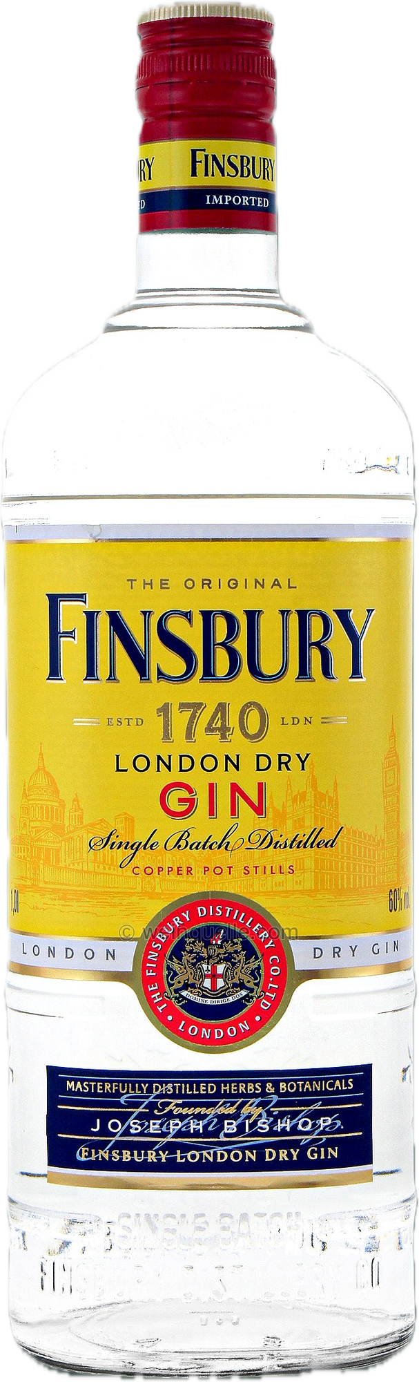 Finsbury London Dry Gin 60% Vol. 1l