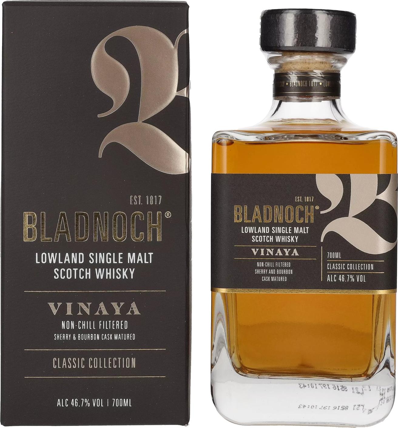 Bladnoch VINAYA Whisky 46,7% Vol. 0,7l in Giftbox