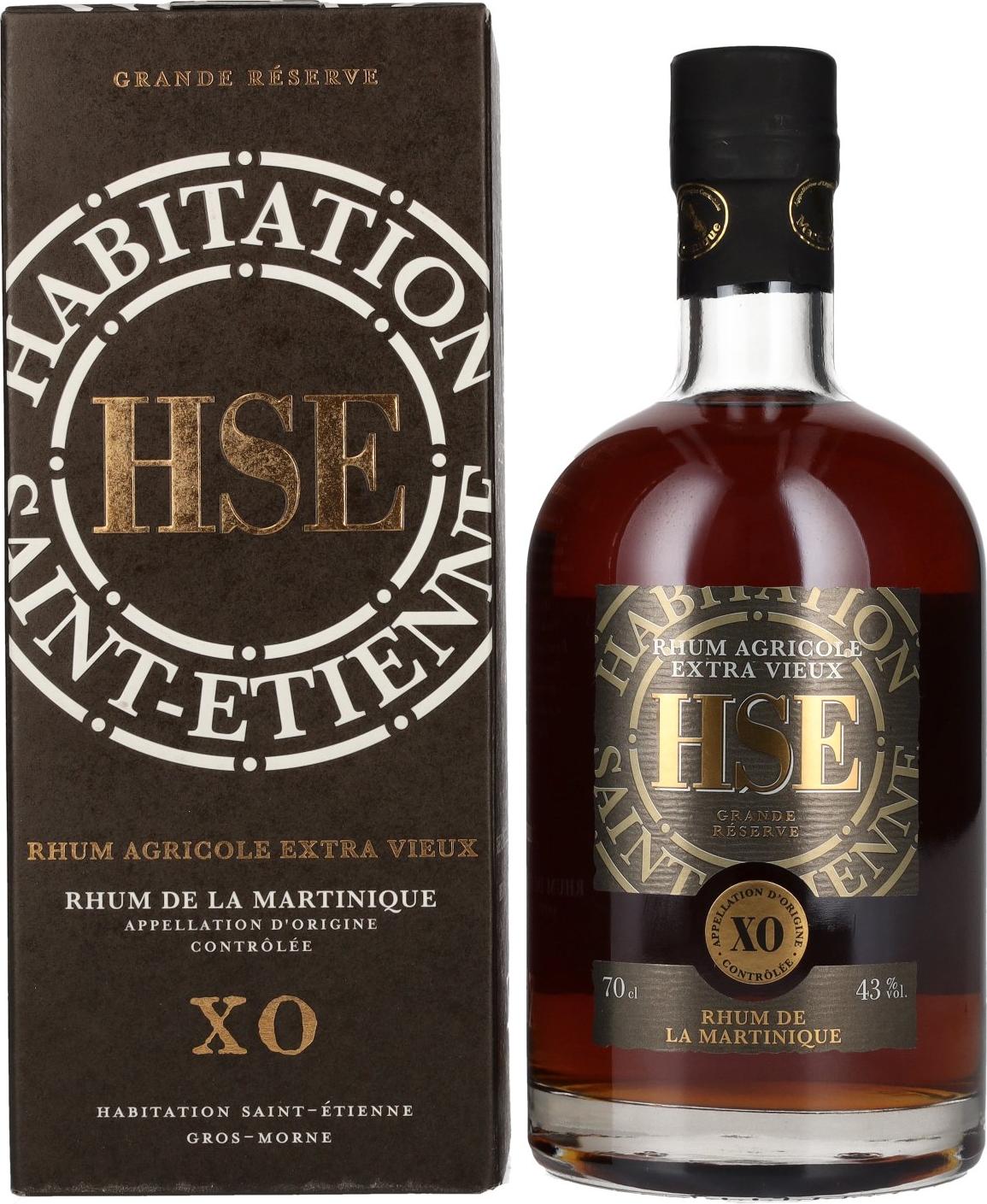 HSE Rhum Extra Vieux XO Grande Reserve 43% Vol. 0,7l in Giftbox