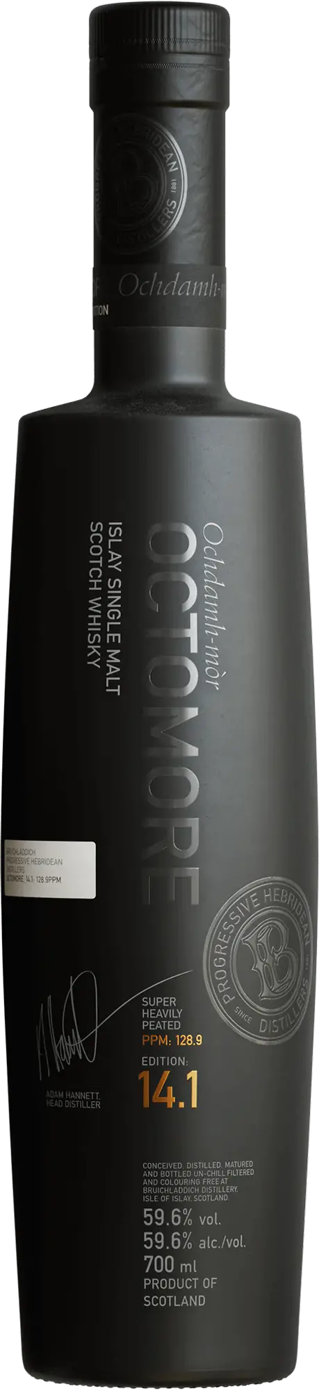 Octomore EDITION 14.1 Super Heavily Peated Islay Whisky 59,6% Vol. 0,7l