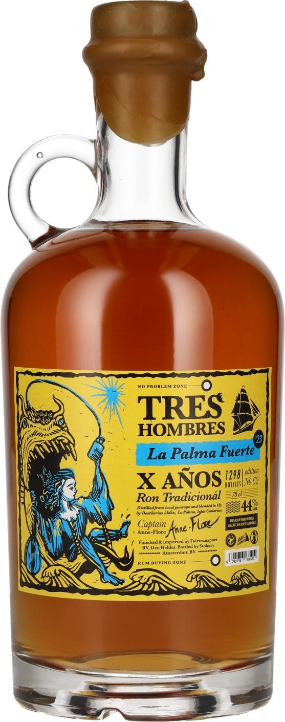 Tres Hombres La Palma Fuerte 10 Años Edition 62 2023 44% Vol. 0,7l