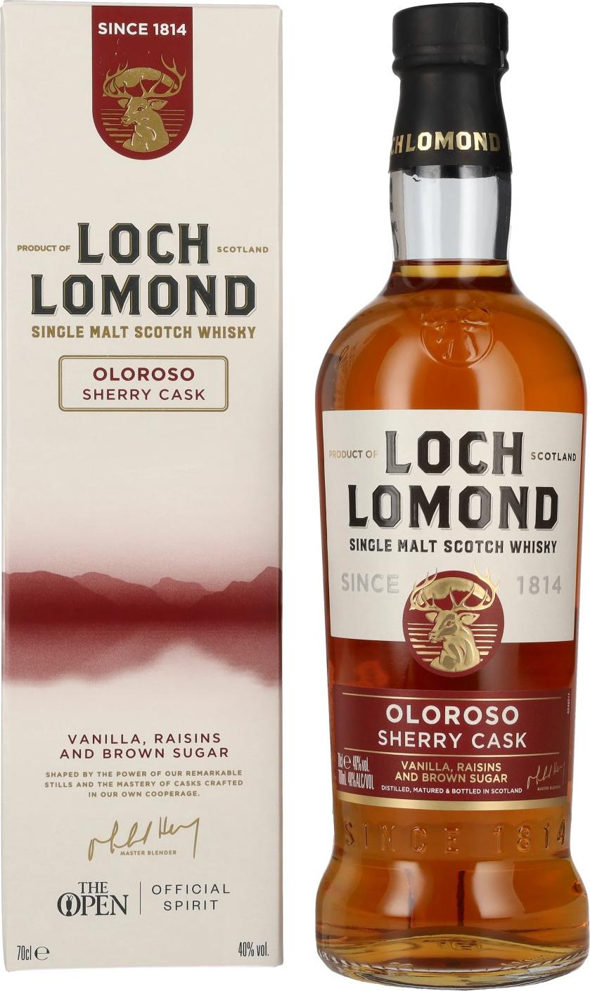 Loch Lomond THE ORIGINAL Oloroso Sherry Cask Single Malt 40% Vol. 0,7l in Giftbox