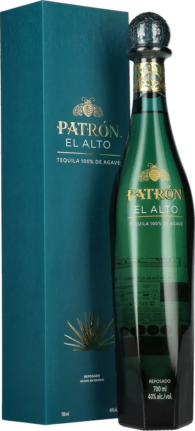 Patrón El Alto Reposado Tequila 100% de Agave 40% Vol. 0,7l