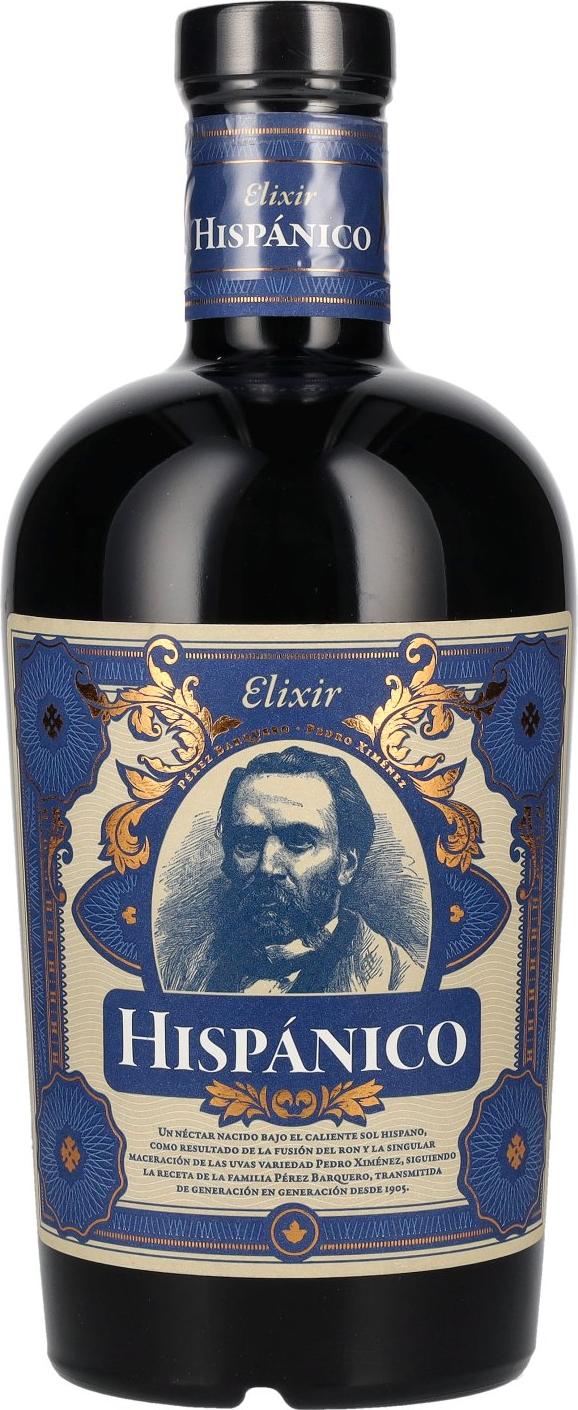 Hispánico Elixir Licor de Ron 34% Vol. 0,7l