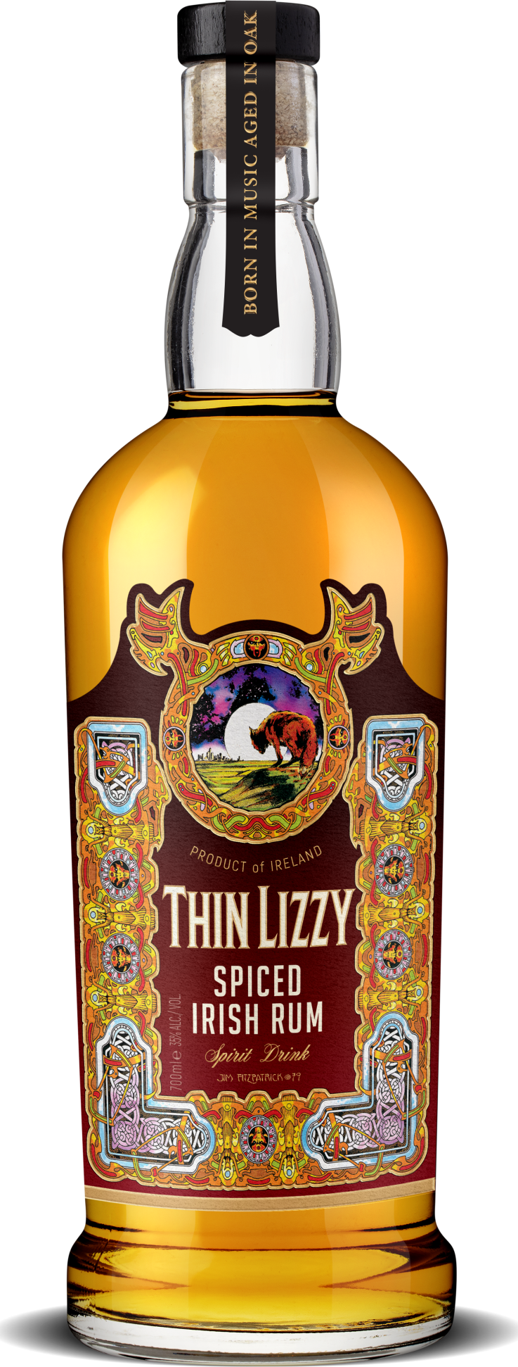 Thin Lizzy Spiced Irish Rum Spirit Drink 35% Vol. 0,7l