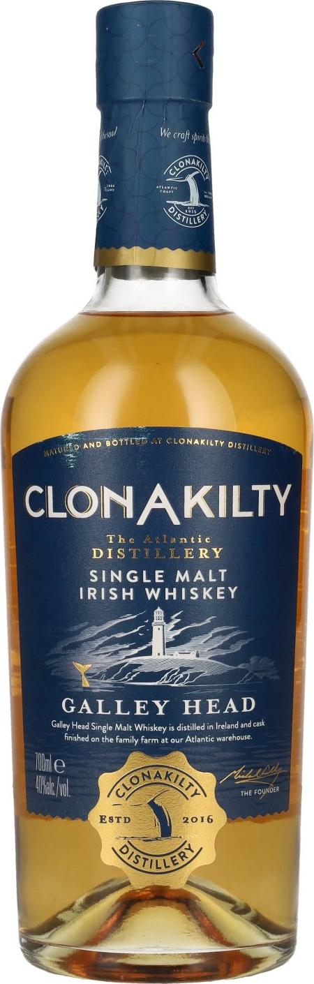 Clonakilty GALLEY HEAD SINGLE MALT Irish Whiskey 40% Vol. 0,7l