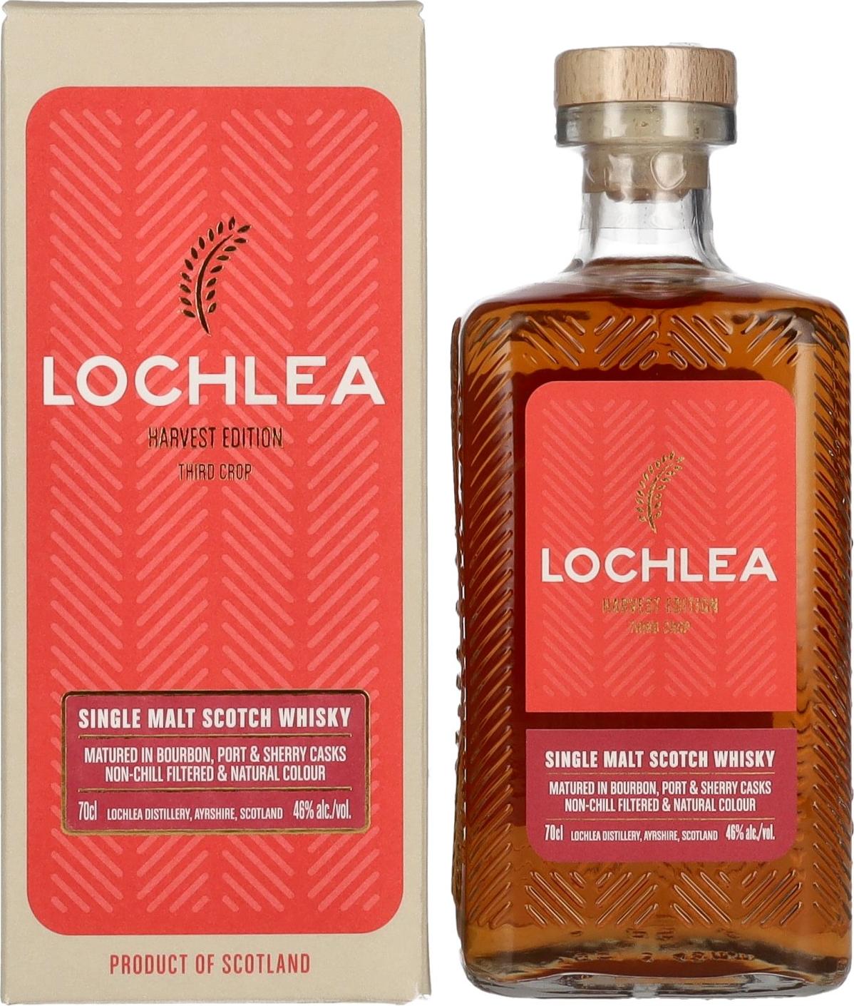 Lochlea HARVEST EDITION Third Crop Single Malt Scotch Whisky 46% Vol. 0,7l in Giftbox