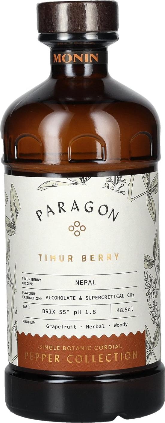Monin Paragon TIMUR BERRY Single Botanic Cordial Mystic Collection 0,485l