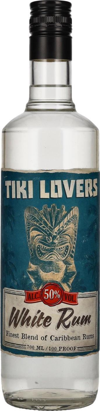 Tiki Lovers White Rum Finest Caribbean Rum 50% Vol. 0,7l