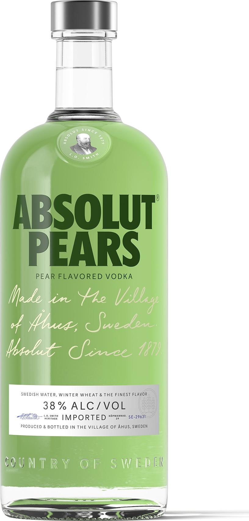 Absolut PEARS Flavored Vodka 38% Vol. 0,7l
