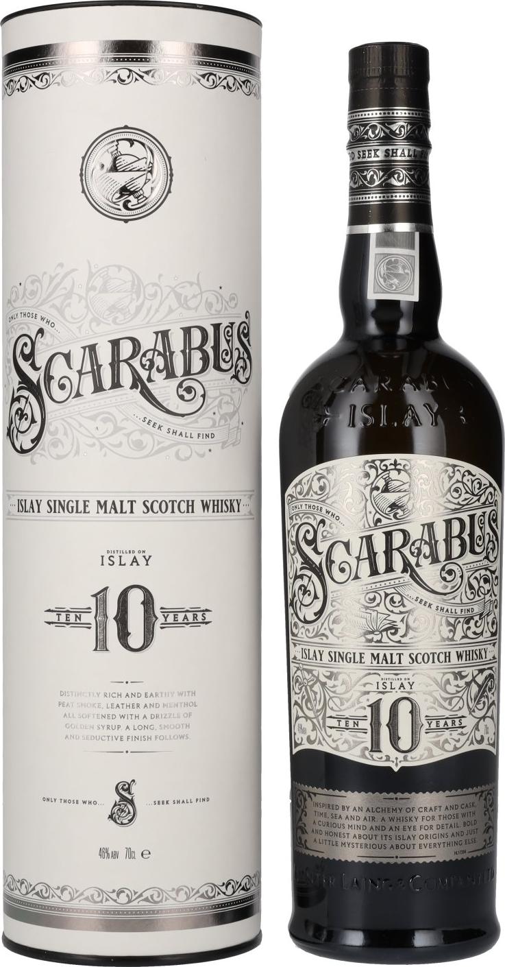 Hunter Laing SCARABUS 10 Years Old Islay Single Malt 46% Vol. 0,7l in Giftbox