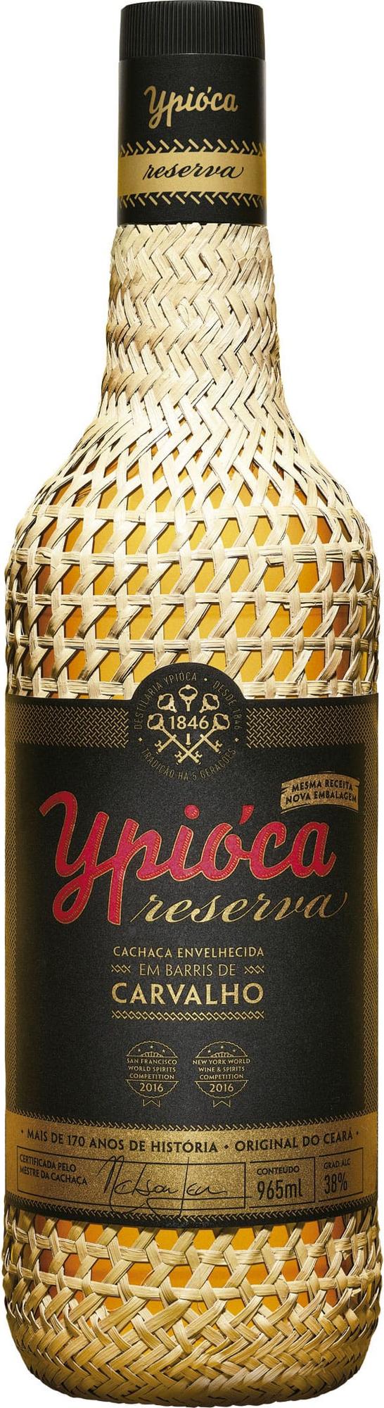 Ypióca Cachaça Envelhecida Reserva Especial OURO 38% Vol. 1l