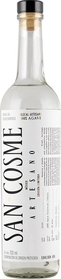 San Cosme Mezcal ARTESANO Edición 01 43% Vol. 0,7l