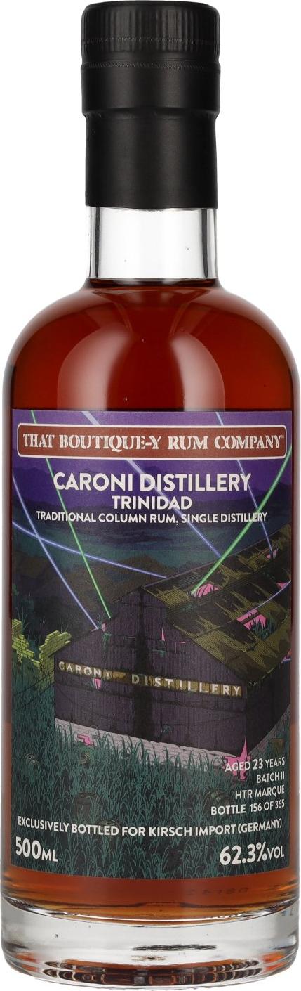 That Boutique-y Rum Company CARONI Distillery Trinidad 23 Years Old Batch 11 62,3% Vol. 0,5l
