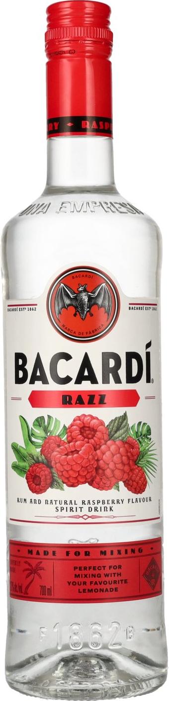 Bacardi Razz Raspberry Spirit Drink 27% Vol. 0,7l