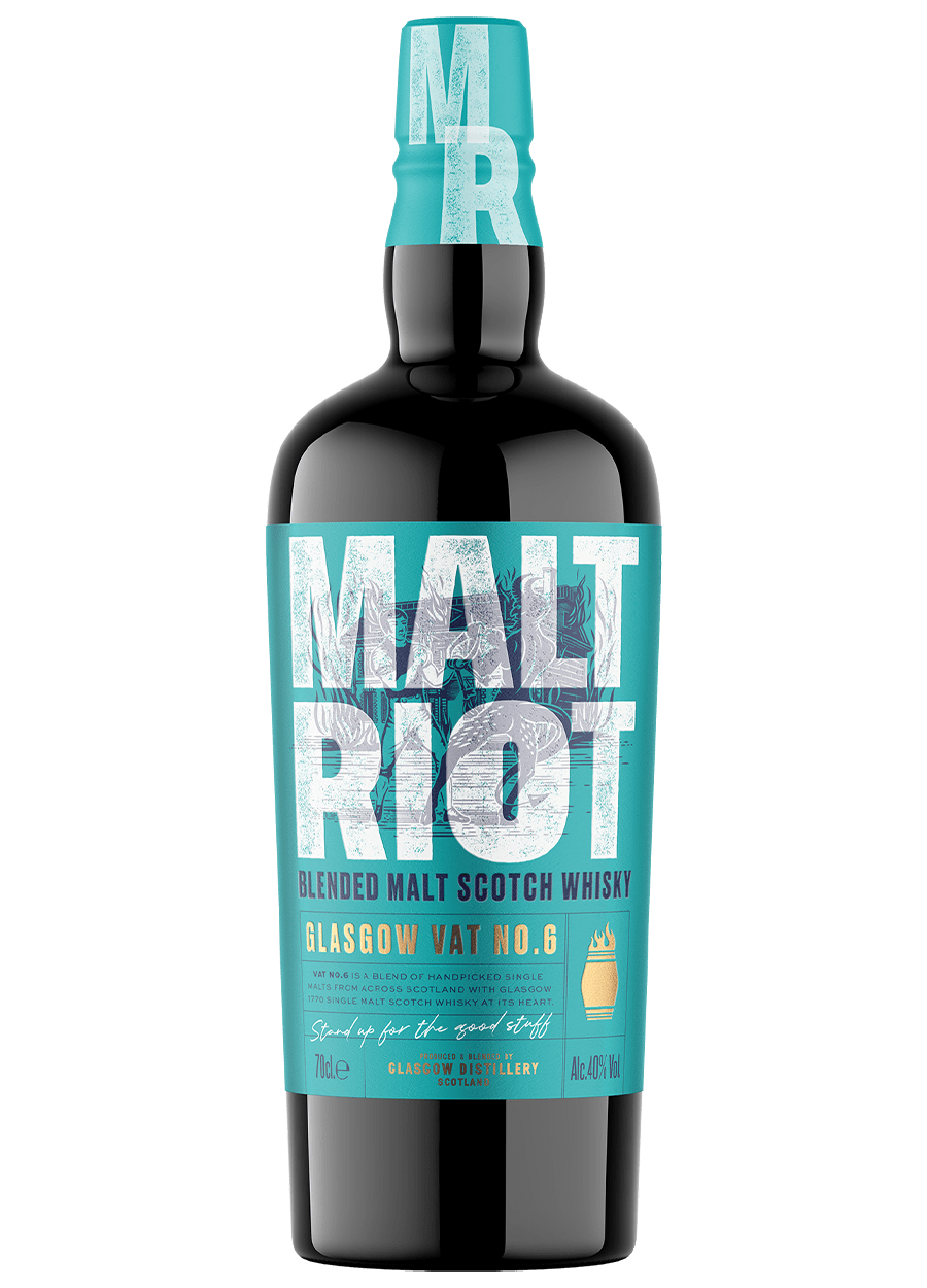 Glasgow 1770 Glassgow MALT RIOT BLENDED MALT SCOTCH WHISKY 40% Vol. 0,7l