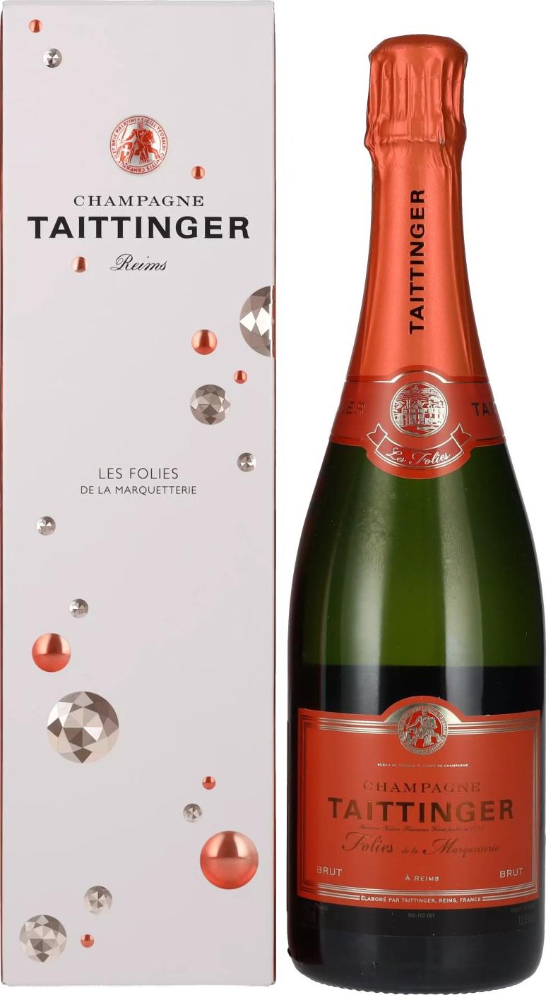 Taittinger Champagne Folies de la Marquetterie Brut 12,5% Vol. 0,75l in Giftbox