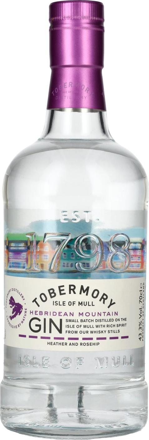 Tobermory Hebridean Mountain Isle of Mull Gin 43,3% Vol. 0,7l