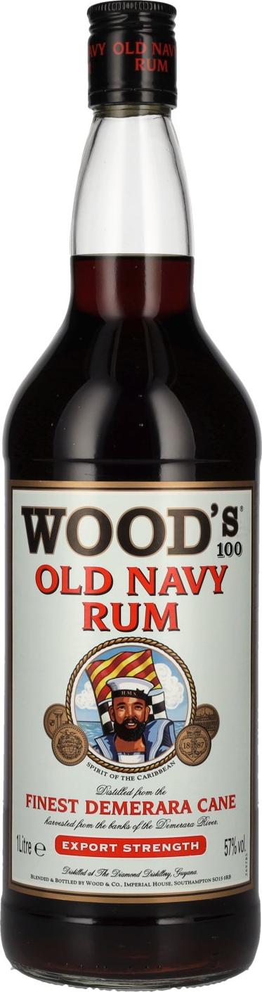 WOOD'S 100 Old Navy Rum 57% Vol. 1l
