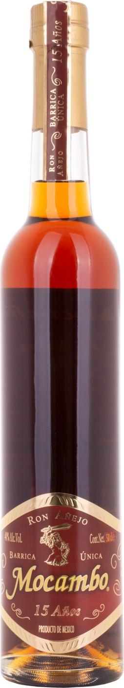 Mocambo Ron Añejo Barrica Única 15 Años 40% Vol. 0,5l