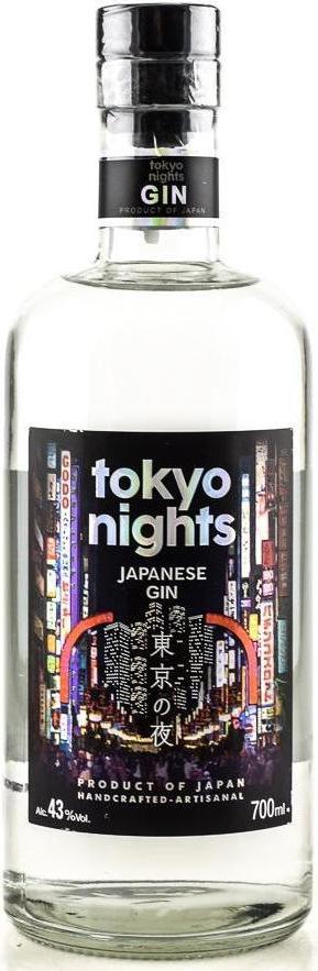 Tokyo Nights Japanese Gin 43% Vol. 0,7l