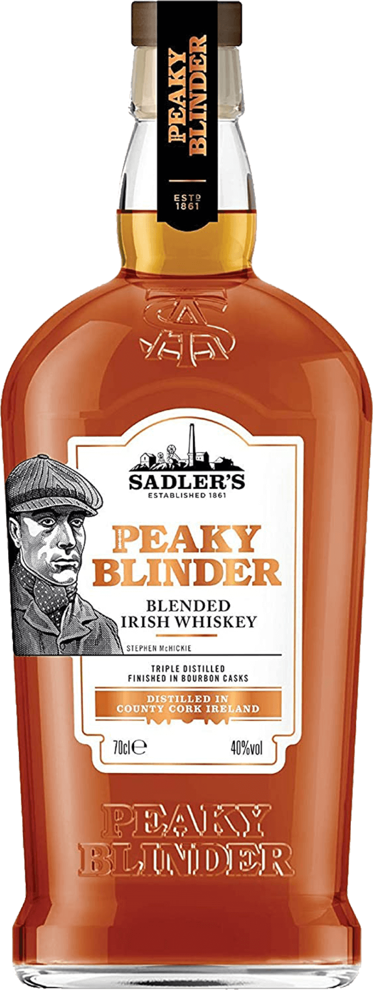 Peaky Blinder Blended Irish Whiskey 40% Vol. 0,7l