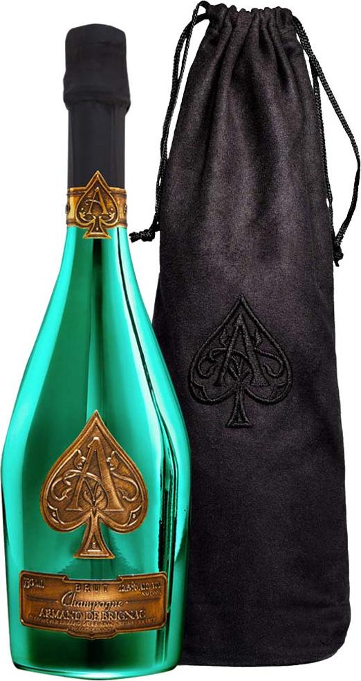 Armand de Brignac Champagne Brut Green Edition 12,5% Vol. 0,75l in Velvet Bag