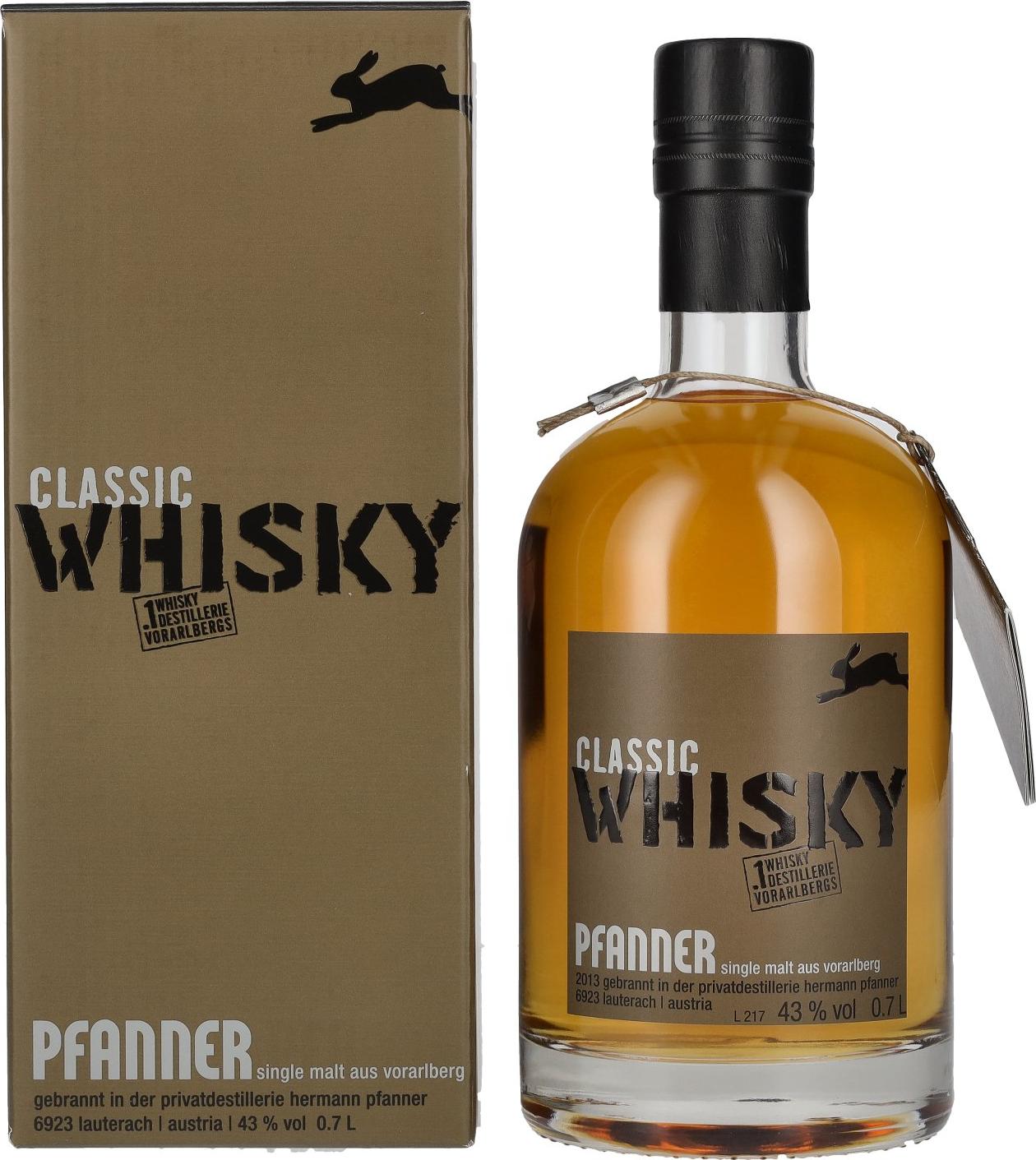 Pfanner Classic Single Malt Whisky 43% Vol. 0,7l in Giftbox