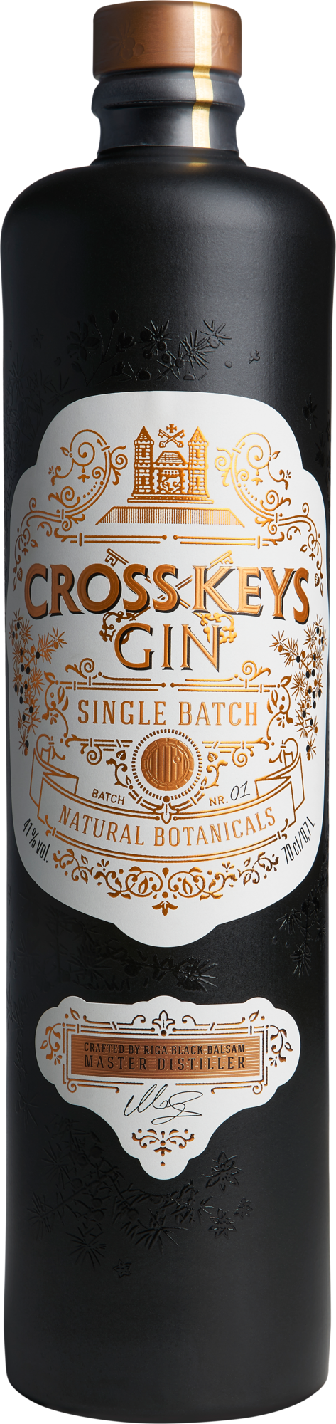 Cross Keys Distilled Dry Gin Single Batch No. 08 41% Vol. 0,7l