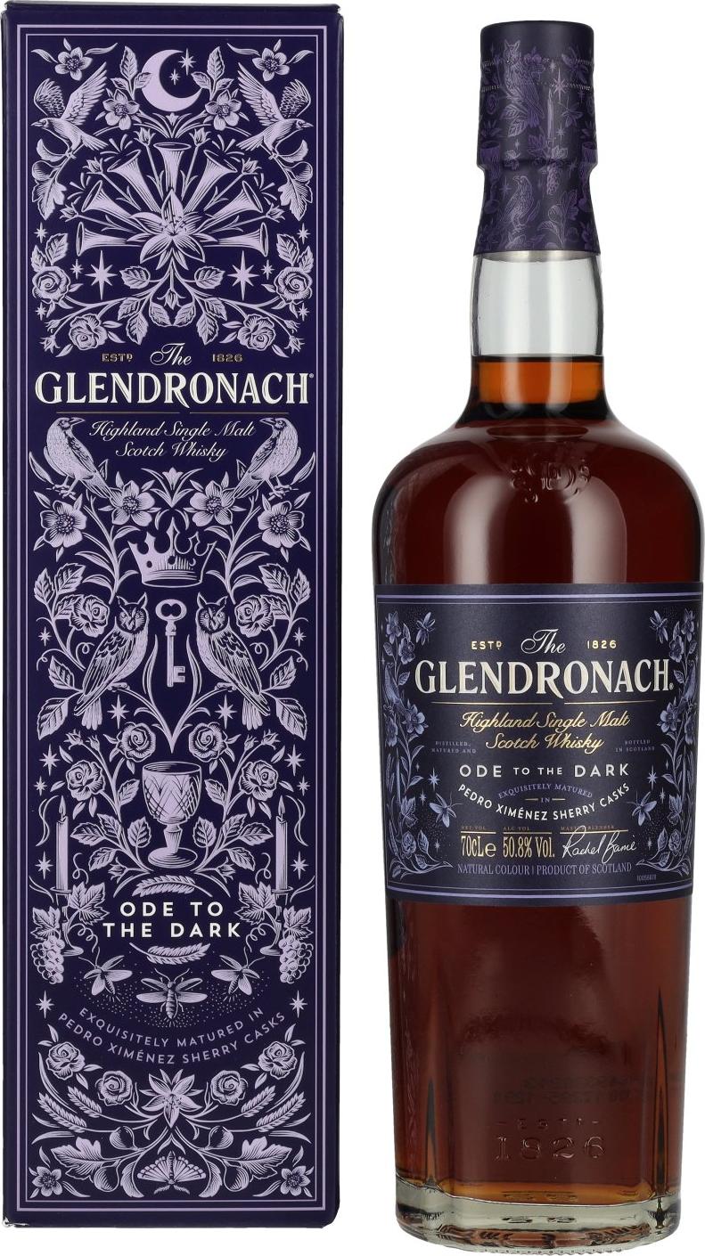 The GlenDronach ODE TO THE DARK Highland Single Malt 50,8% Vol. 0,7l in Giftbox
