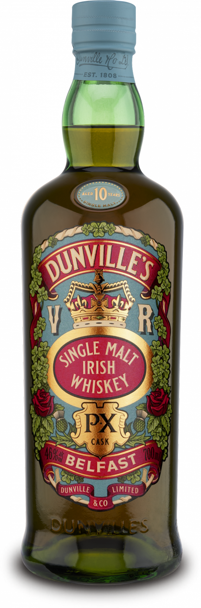 Dunville's 10 Years Old Single Malt Irish Whiskey PX Cask 46% Vol. 0,7l