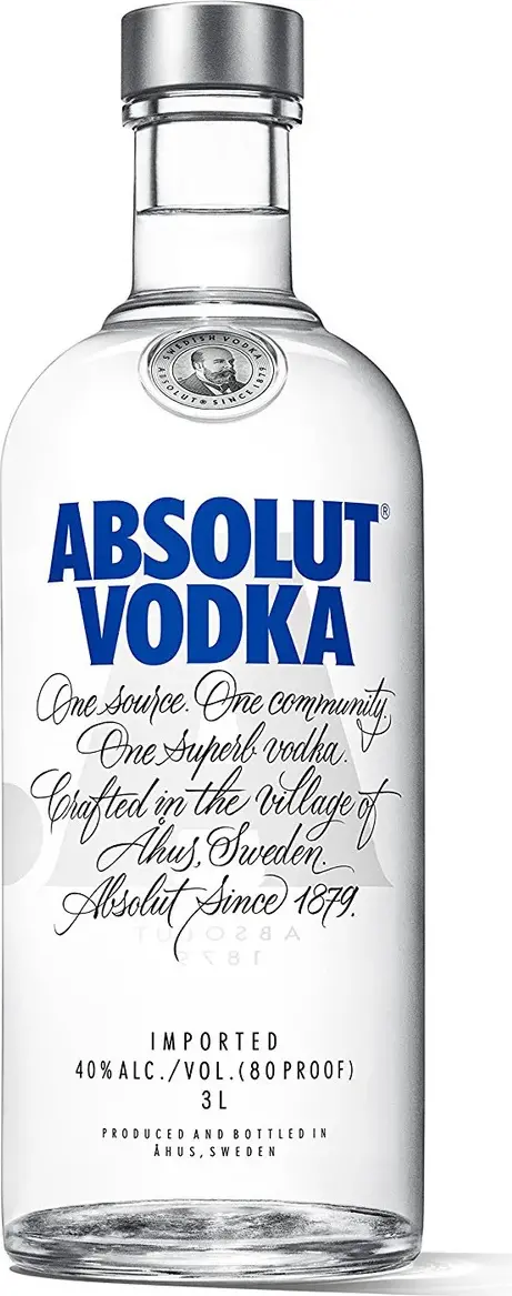 Absolut Vodka 40% Vol. 3l