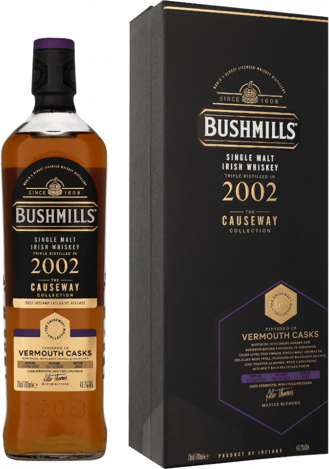Bushmills Vermouth Casks 2002 / The Causeway Collection 48,2% Vol. 0,7l