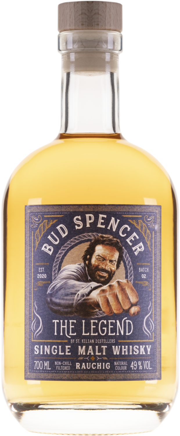 St. Kilian Bud Spencer THE LEGEND Single Malt RAUCHIG (Smoked) 49% Vol. 0,7l