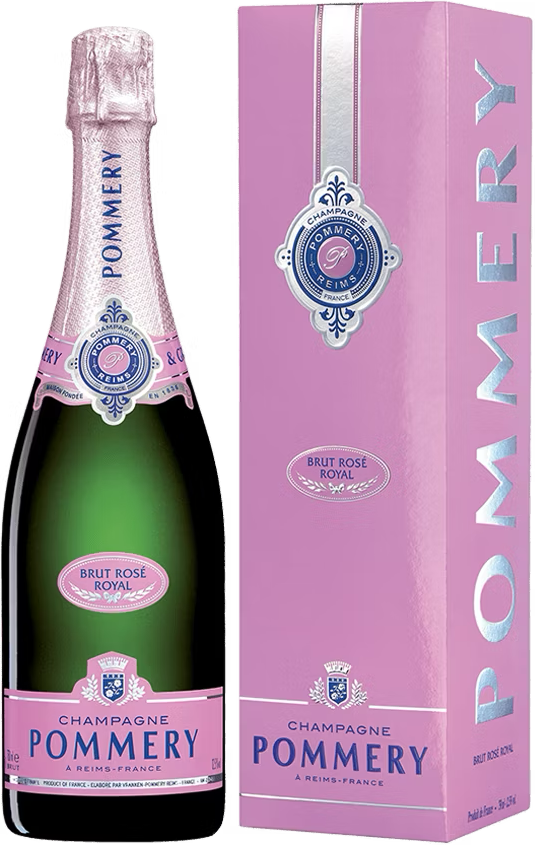 Pommery BRUT ROSÉ Champagne 12,5% Vol. 0,75l in Giftbox
