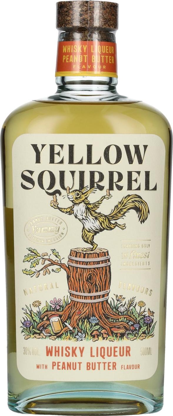 YELLOW SQUIRREL Peanut Butter Whisky Liqueur 30% Vol. 0,5l