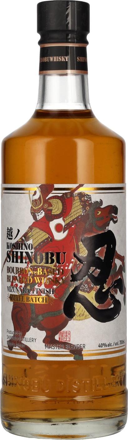 The Koshi-No Shinobu Bourbon Based Blended Whisky Mizunara Oak Finish 40% Vol. 0,7l