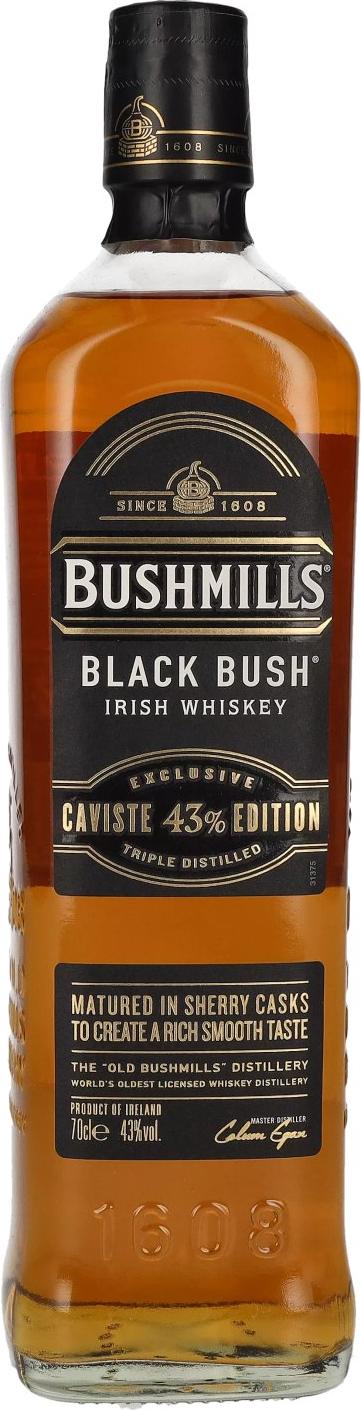Bushmills BLACK BUSH Caviste Edition 43% Vol. 0,7l