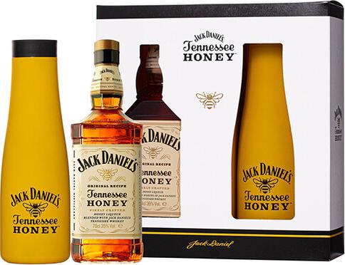 Jack Daniel's Honey Liqueur 35% Vol. 0,7l in Giftbox with Thermos