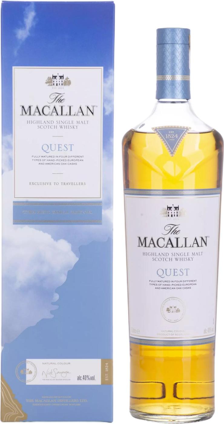 The Macallan QUEST Highland Single Malt 40% Vol. 1l in Giftbox