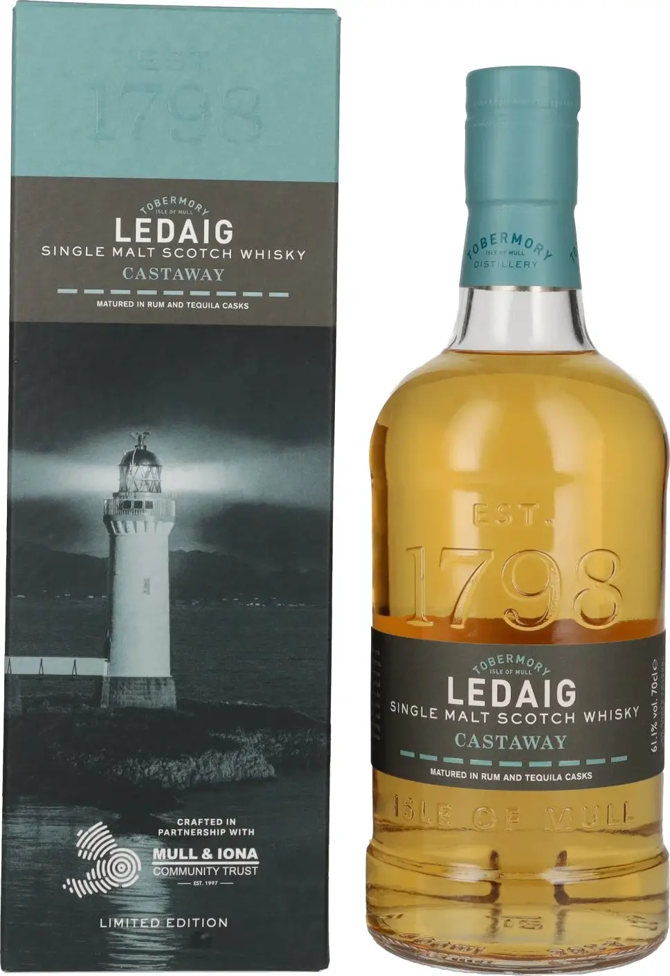 Ledaig CASTAWAY Single Malt Scotch Whisky 61,1% Vol. 0,7l in Giftbox