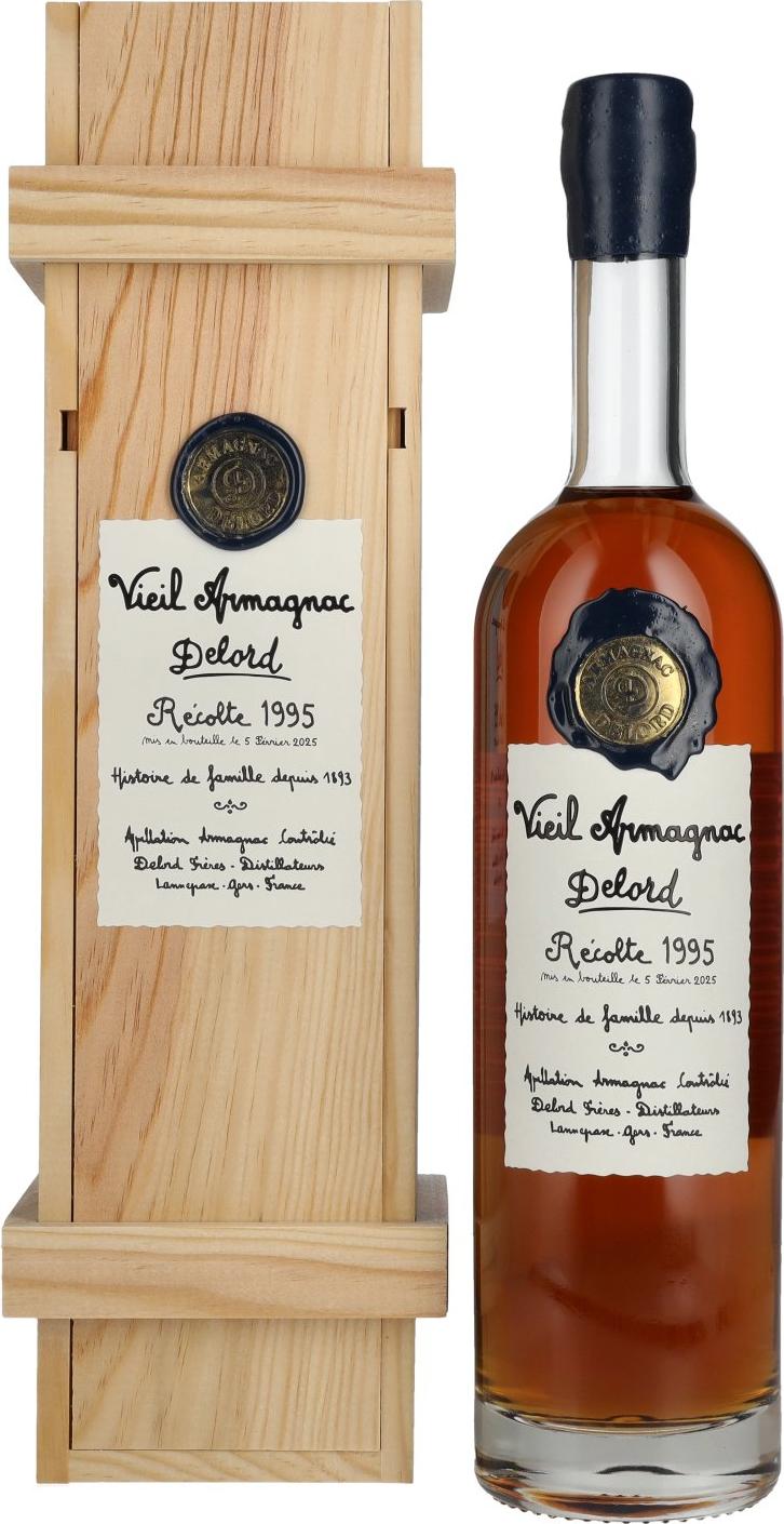 Armagnac Delord Récolte 1995 40% Vol. 0,7l