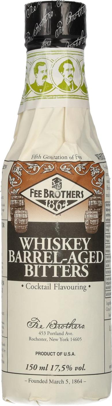 Fee Brothers Whiskey Barrel-Aged Bitters 17,5% Vol. 0,15l